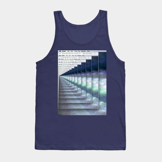 Vaporwave Microsoft paint inception Tank Top by isarol